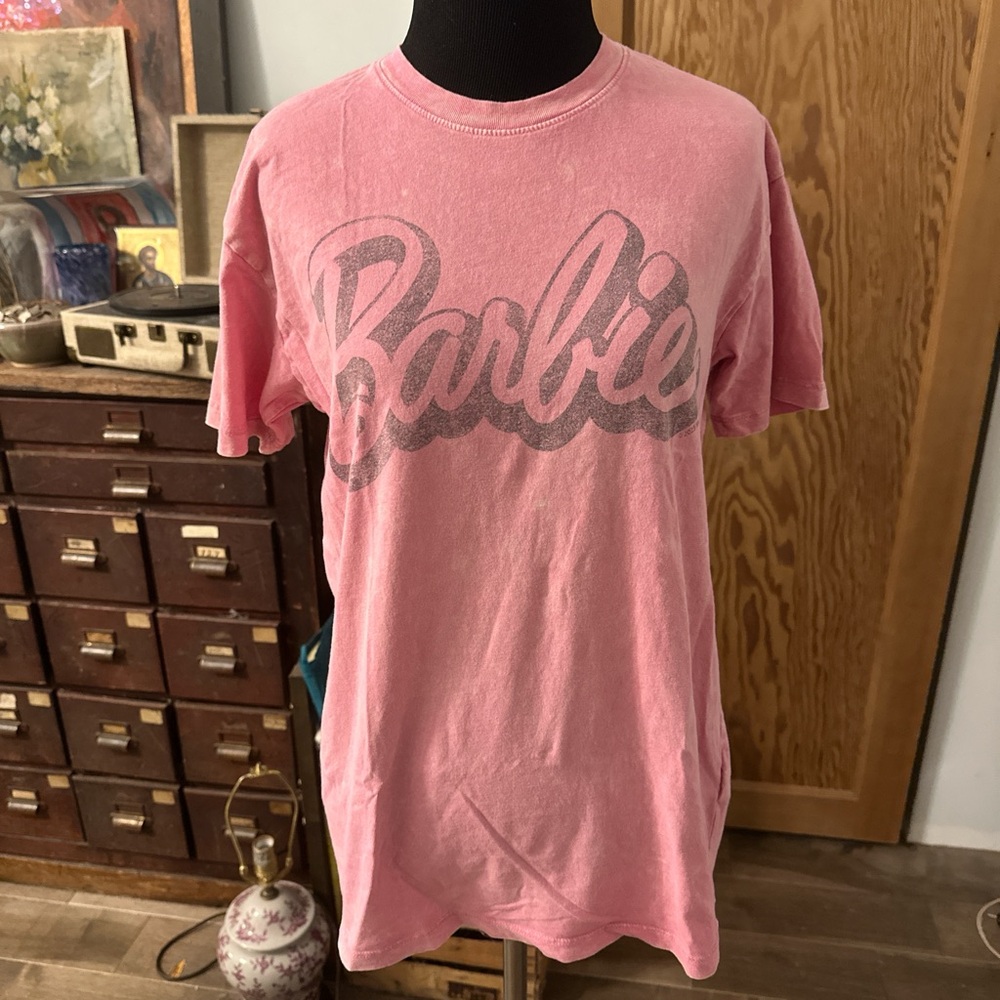 Hollister Pink Barbie Graphic Tee